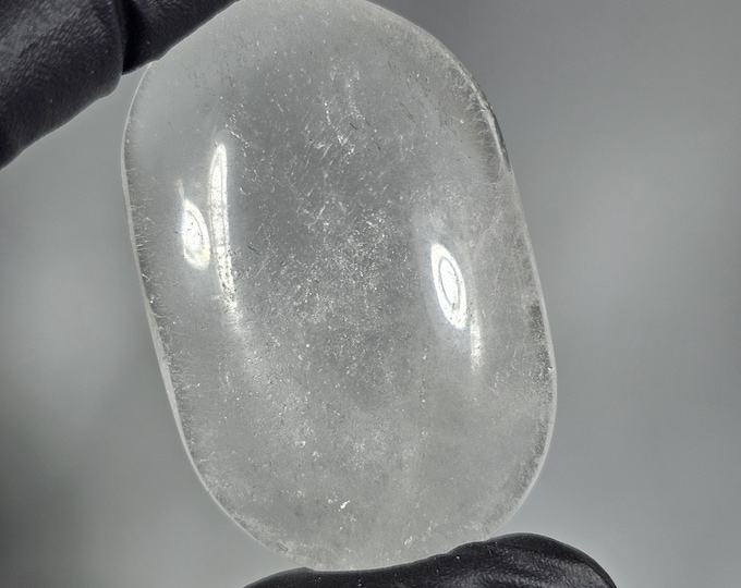 Clear Quartz Palm Stone
