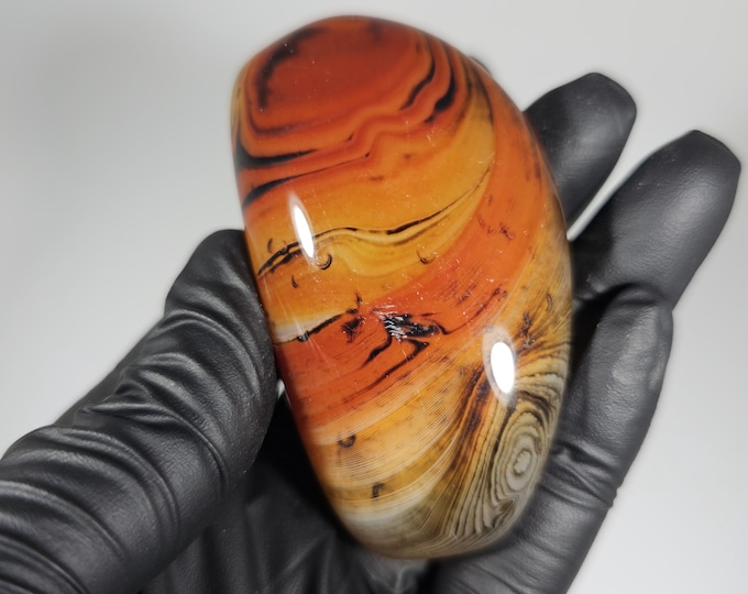 Sardonyx Palm Stone