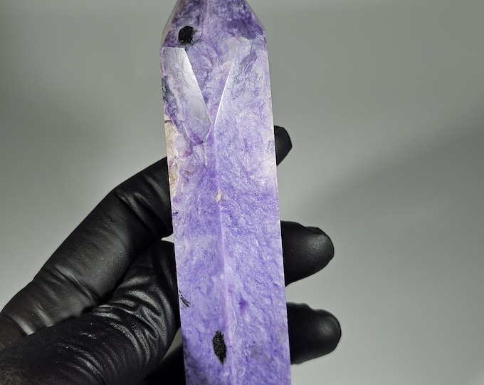 Charoite Tower 4.1" *Imperfect