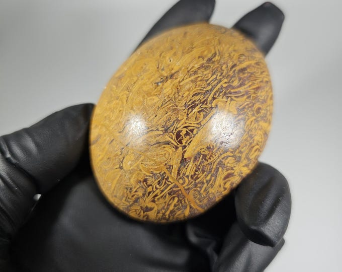 Calligraphy Jasper Palm Stone
