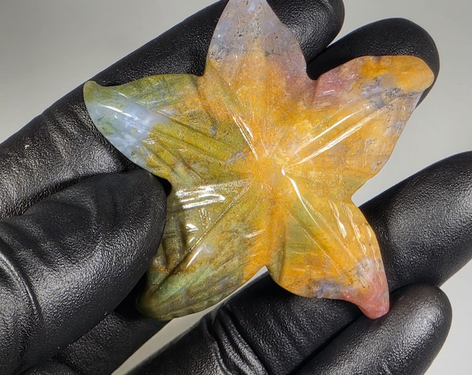 Ocean Jasper Starfish Carving