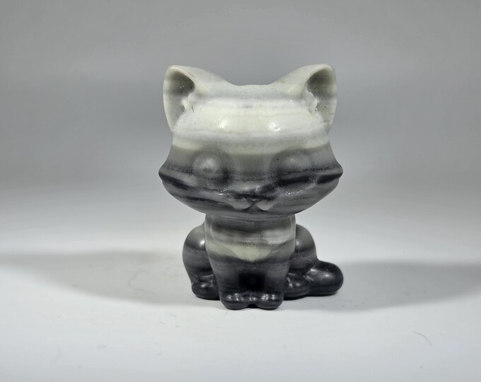 Taiji Jade Cat Carving