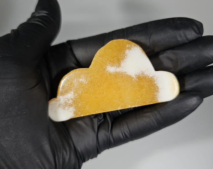 Small Orange Calcite Cloud Carving