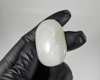 Small Green Sage Moonstone Palm Stone