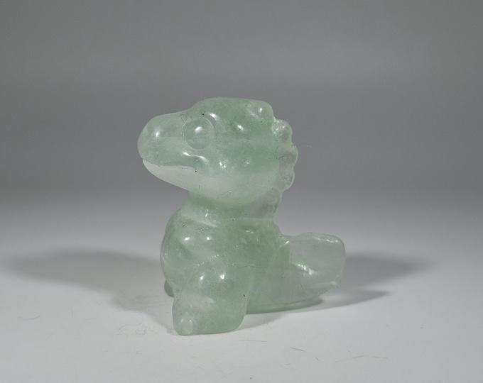 Fluorite Dinosaur Carving 1.6"