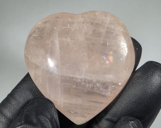 Rose Quartz Heart Stone