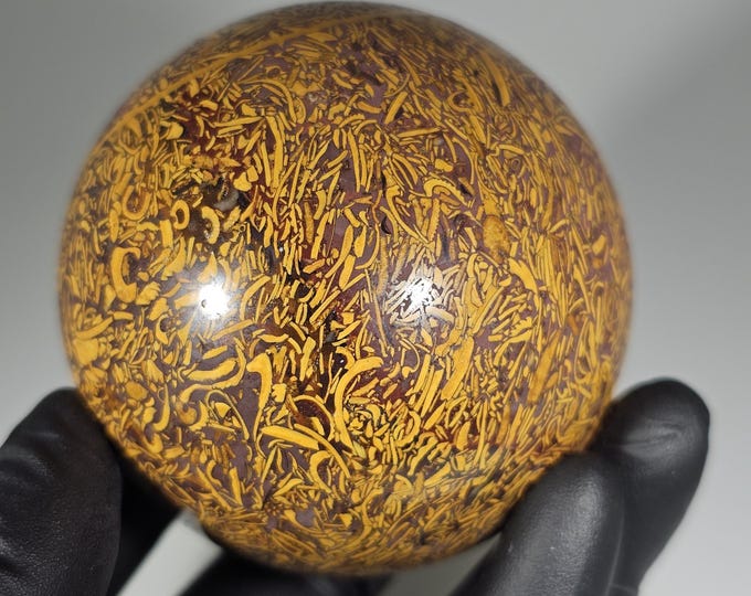 61mm Calligraphy Jasper Sphere