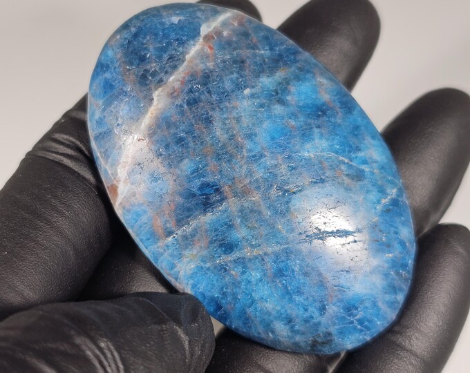 Blue Apatite Palm Stone *Imperfect