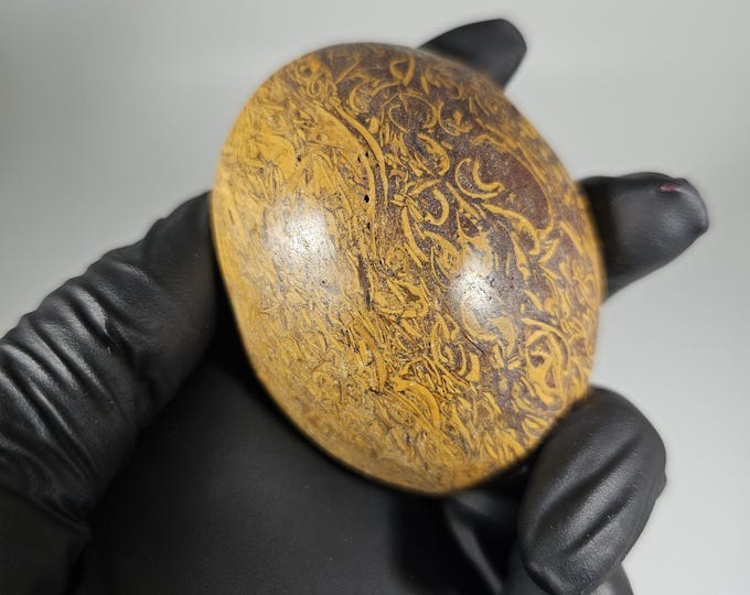 Calligraphy Jasper Palm Stone