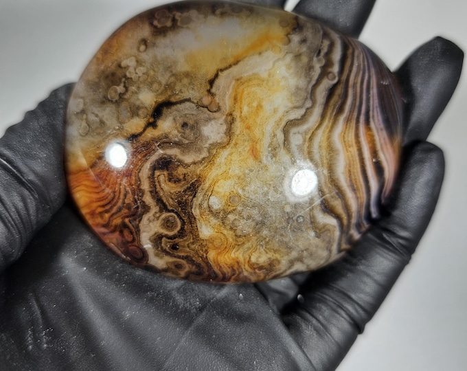 Sardonyx Palm Stone
