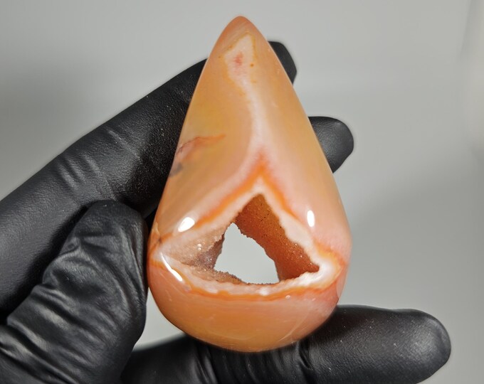 Druzy Carnelian Egg