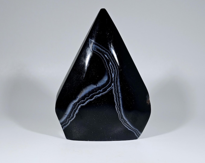 Black Agate Freeform/Flame