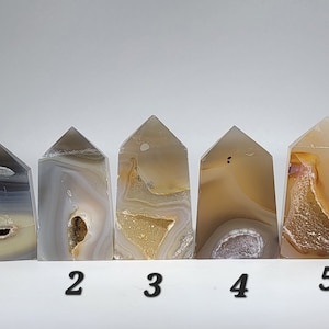 You Choose Small Druzy Agate Tower