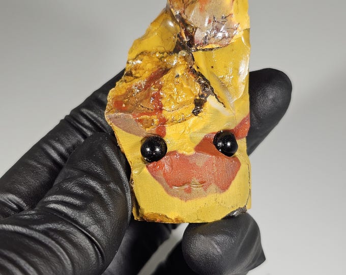 Mookaite Pet Rock Carving