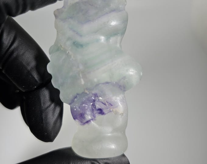 Fluorite Seahorse Carving *Imperfect