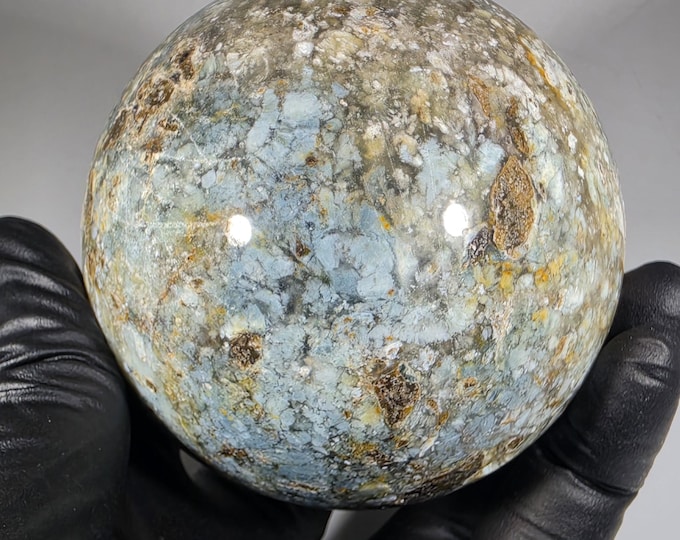 63mm Agatized Ibis Jasper Sphere