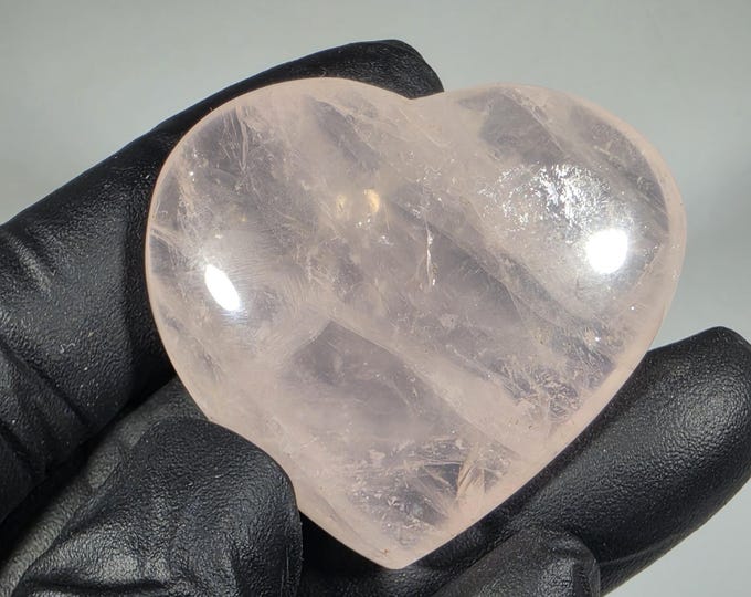 Rose Quartz Heart Stone