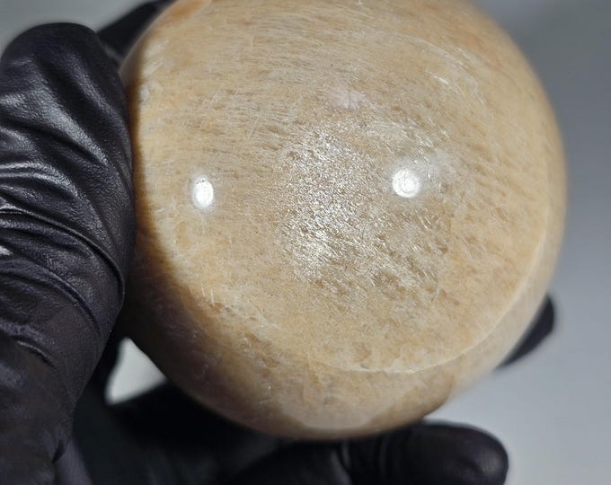 57mm Peach Moonstone Sphere