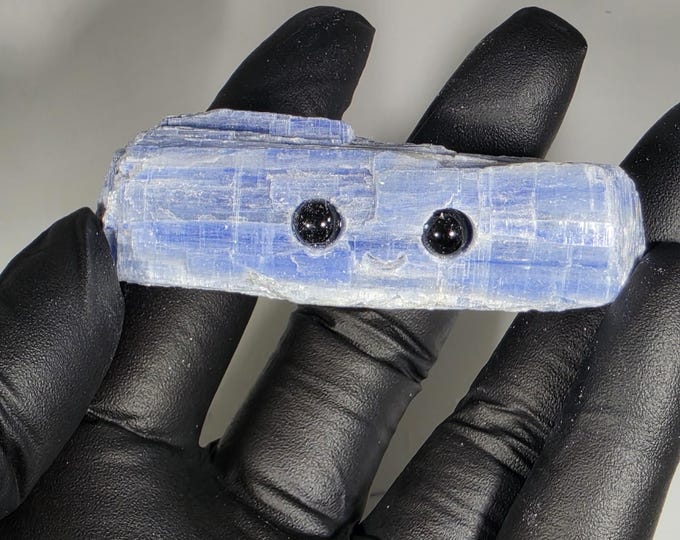 Kyanite Pet Rock Carving