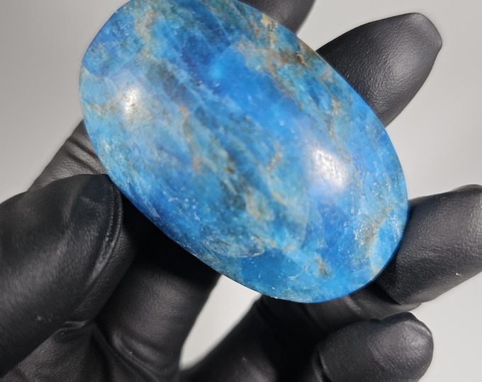 Blue Apatite Palm Stone