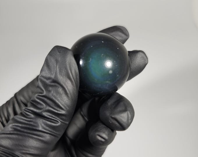 28mm Rainbow Obsidian Sphere