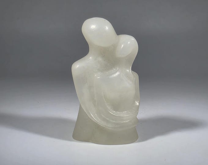 Afghan Jade Lovers Carving Couple Hug