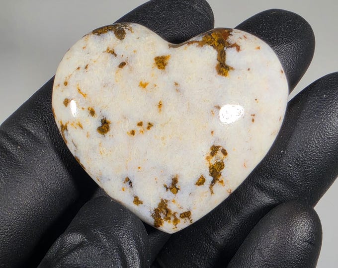 Ocean Jasper Heart Stone