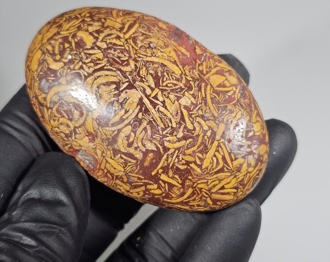 Calligraphy Jasper Palm Stone