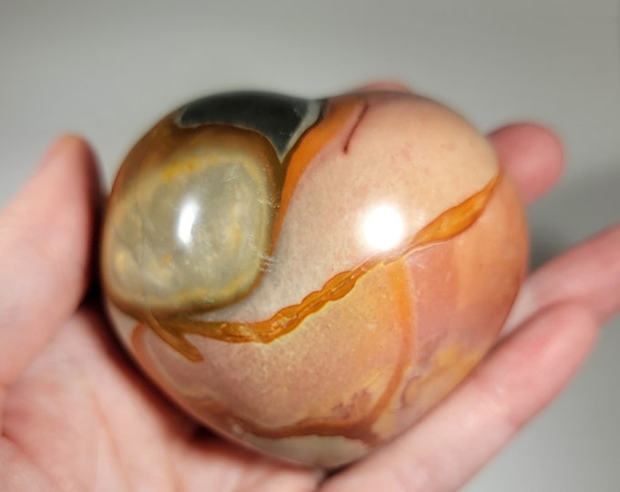 Polychrome Jasper Heart