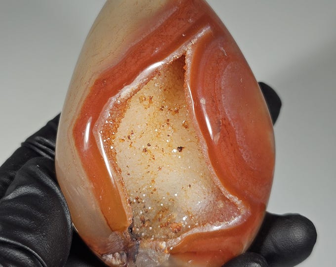 Druzy Carnelian Egg