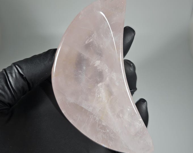 Rose Quartz Moon Bowl