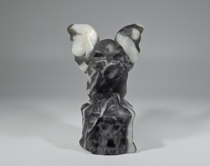 Shell Stone Jasper Gargoyle Carving