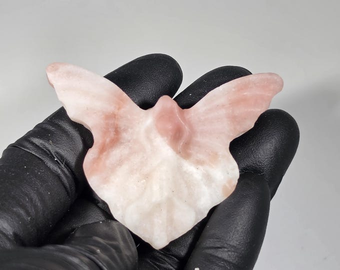Pink Opal Fairy Carving
