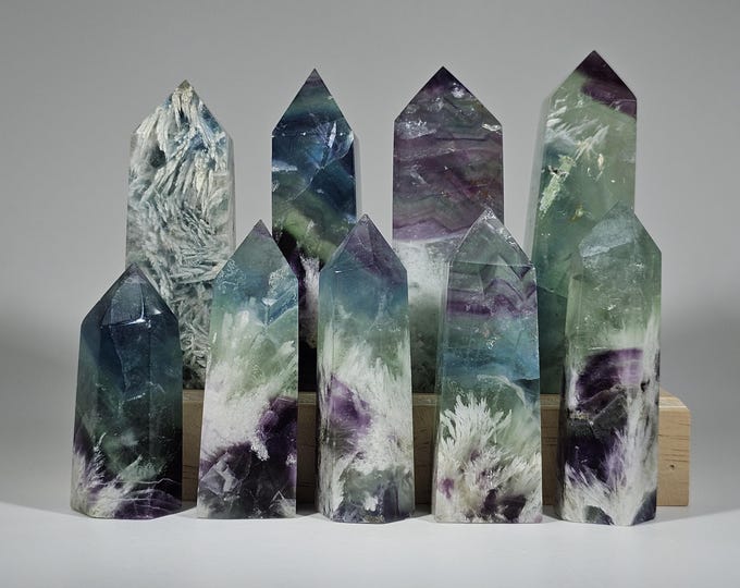You Choose Feather Fluorite Tower