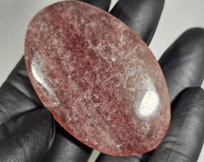 Strawberry Quartz Palm Stone