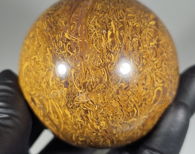 57mm Calligraphy Jasper Sphere