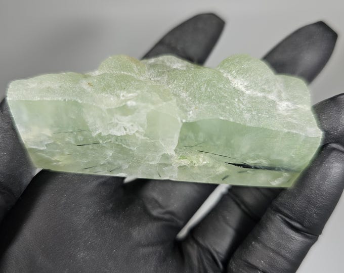Prehnite with Epidote Freeform