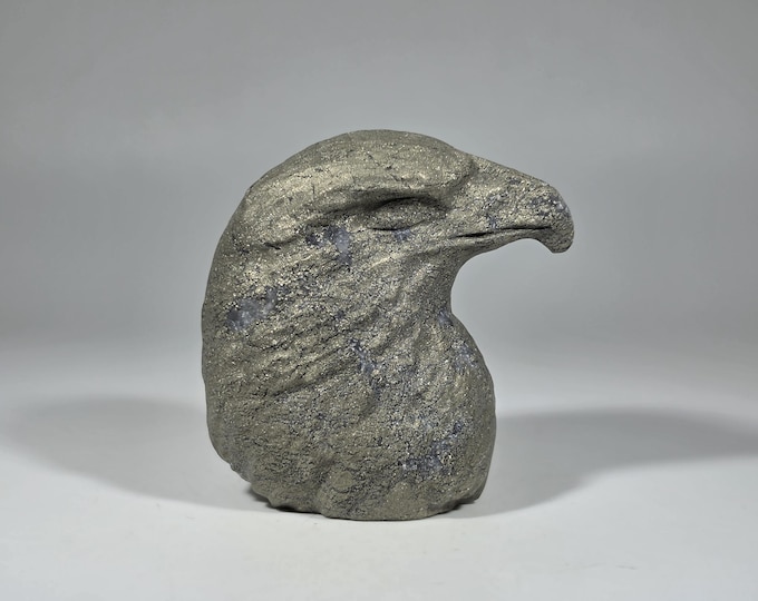 Pyrite Eagle Head Carving