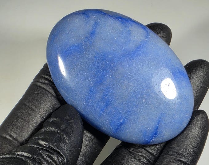 Blue Aventurine Palm Stone
