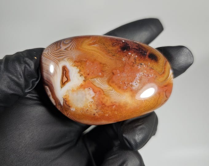 Sardonyx Palm Stone