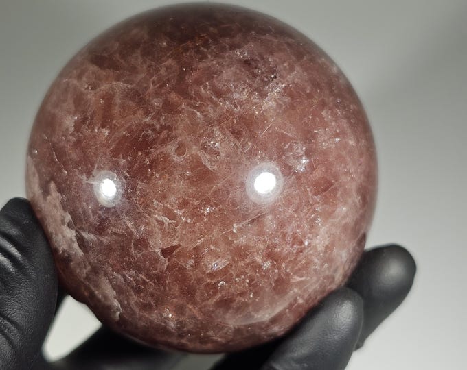 65mm Strawberry Quartz Sphere