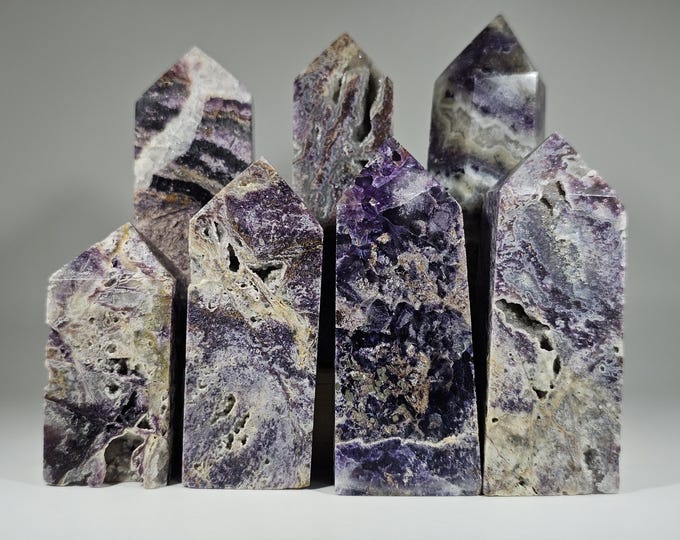 You Choose Druzy Purple Sphalerite Tower