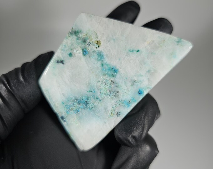 Phoenix Stone Freeform Chrysocolla in Quartz