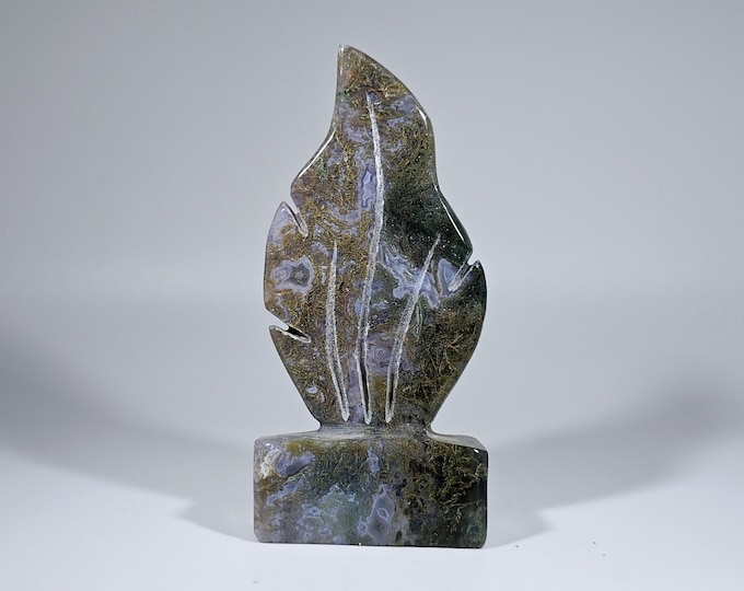 Moss Agate Flame