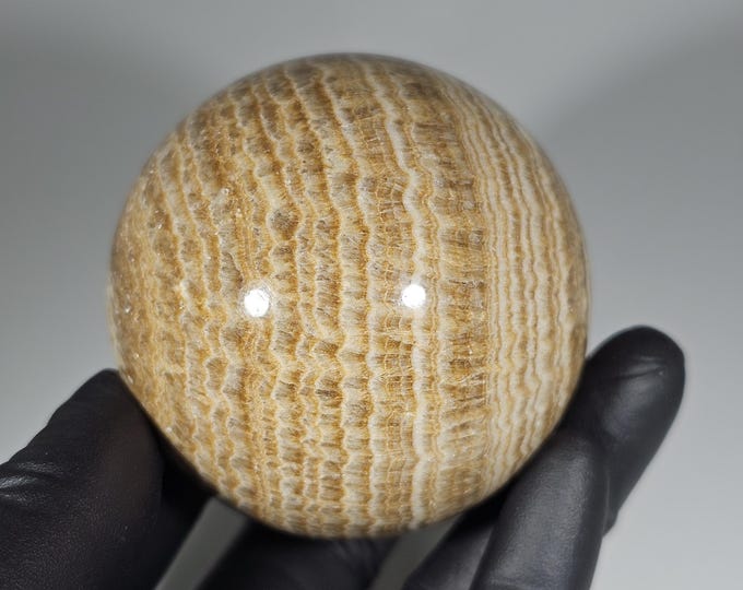 57mm Banded Calcite Sphere
