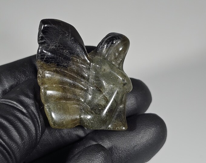 Mini Labradorite Fairy Carving