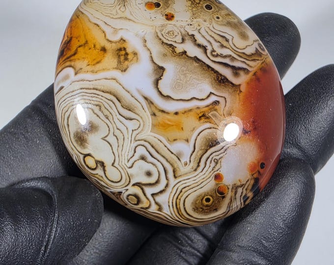 Sardonyx Palm Stone