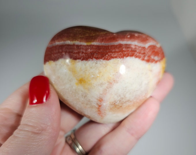 Pork Stone Heart Carving Dali Jasper