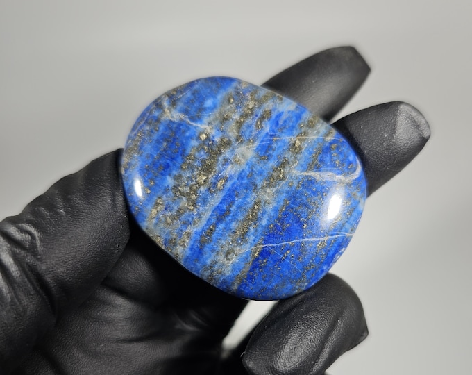 Lapis Lazuli Palm Stone Small *Imperfect