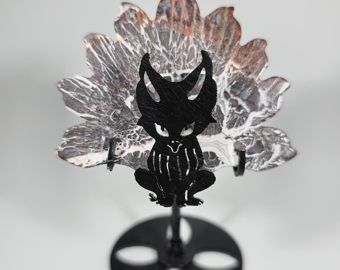 Red Mexico Crazy Lace Agate Nine Tail Fox